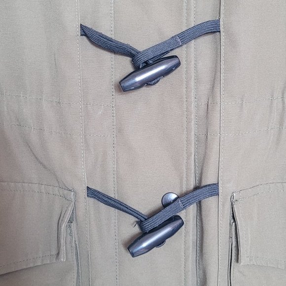 Wuxly (formerly Wully) Doe Army Green Vegan Parka - Size Small - Picture 7 of 15